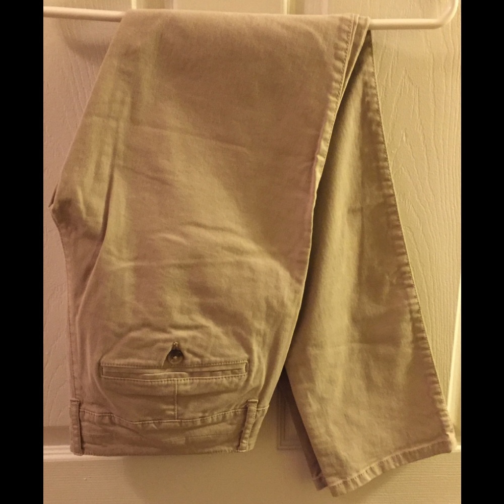 American Eagle stretch chinos.